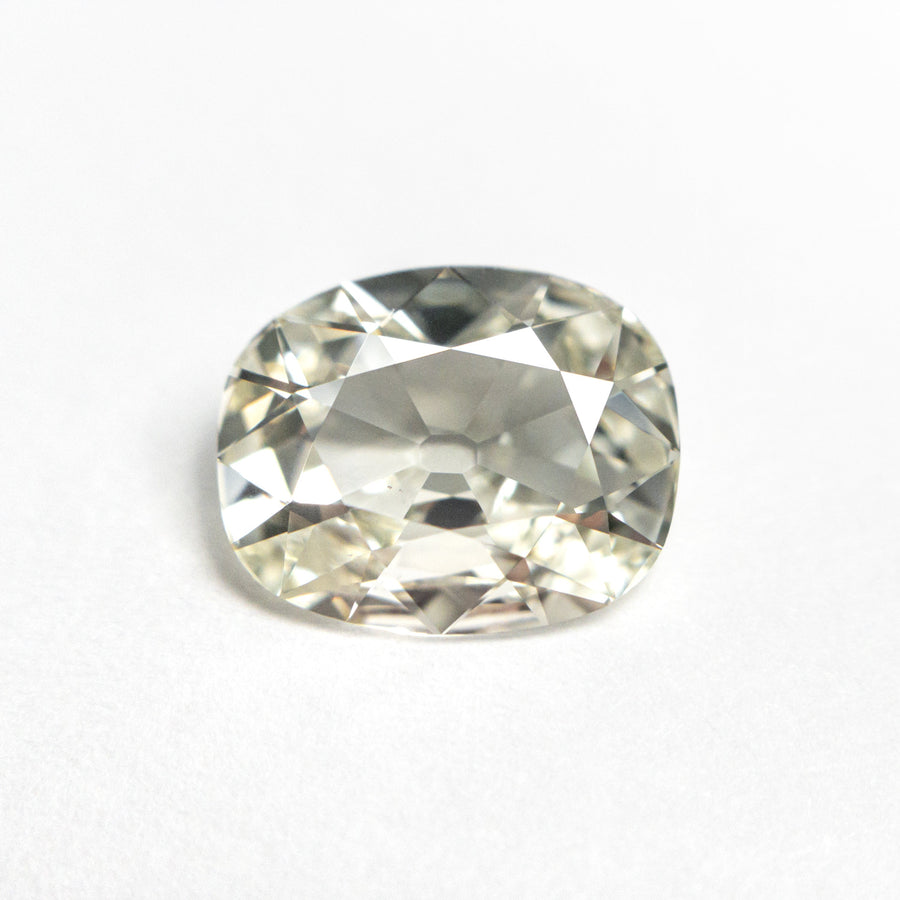 The 1.55ct 9.55x7.75x2.72mm GIA VS1 S-T Modern Antique Old Mine Cut 24850-01 by East London jeweller Rachel Boston | Discover our collections of unique and timeless engagement rings, wedding rings, and modern fine jewellery. - Rachel Boston Jewellery