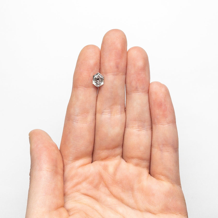 The 1.29ct 7.87x5.81x3.86mm Hexagon Step Cut 🇨🇦 24874-01 by East London jeweller Rachel Boston | Discover our collections of unique and timeless engagement rings, wedding rings, and modern fine jewellery. - Rachel Boston Jewellery