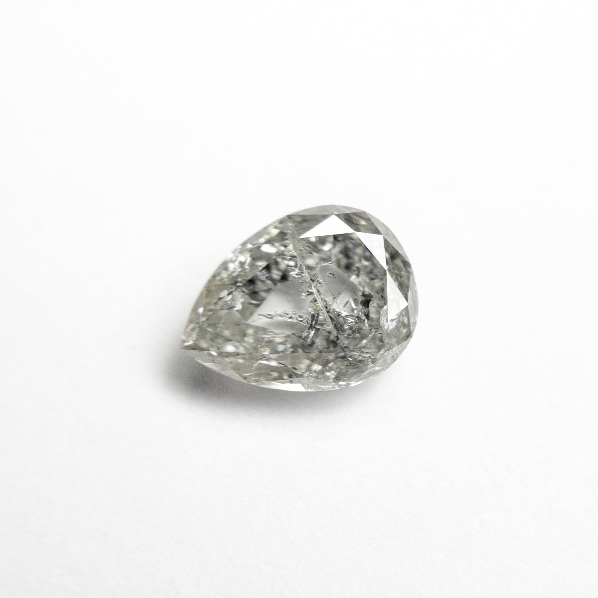 The 1.20ct 7.79x5.85x3.14mm Pear Double Cut 🇨🇦 24892-01 by East London jeweller Rachel Boston | Discover our collections of unique and timeless engagement rings, wedding rings, and modern fine jewellery.