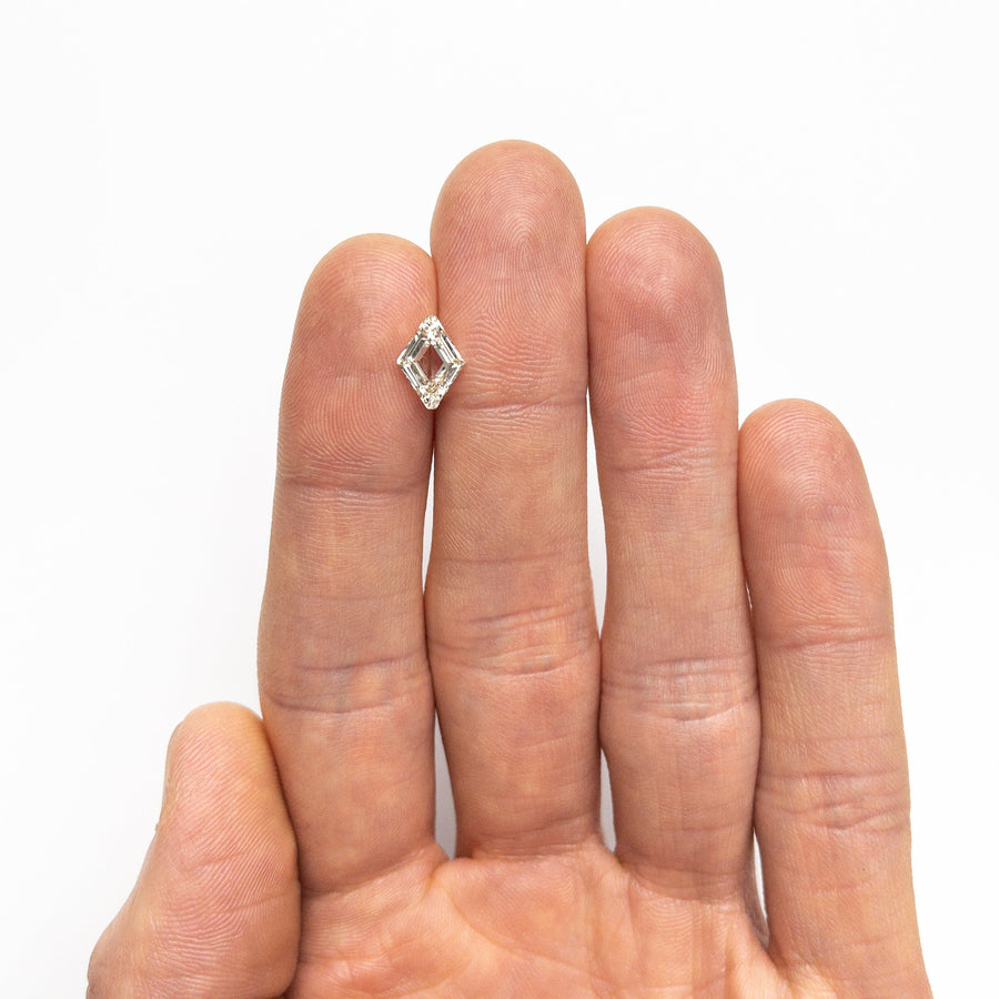1.21ct 9.61x7.11x2.87mm GIA Internally Flawless L Lozenge Step Cut 25077-01 - Rachel Boston Jewellery