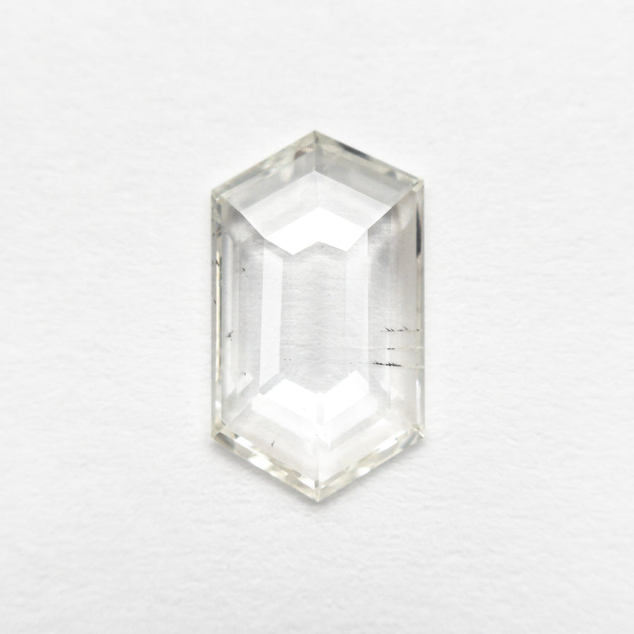 The 0.97ct 10.48x6.04x1.50mm I1 J Hexagon Rosecut 25133-01 by East London jeweller Rachel Boston | Discover our collections of unique and timeless engagement rings, wedding rings, and modern fine jewellery. - Rachel Boston Jewellery