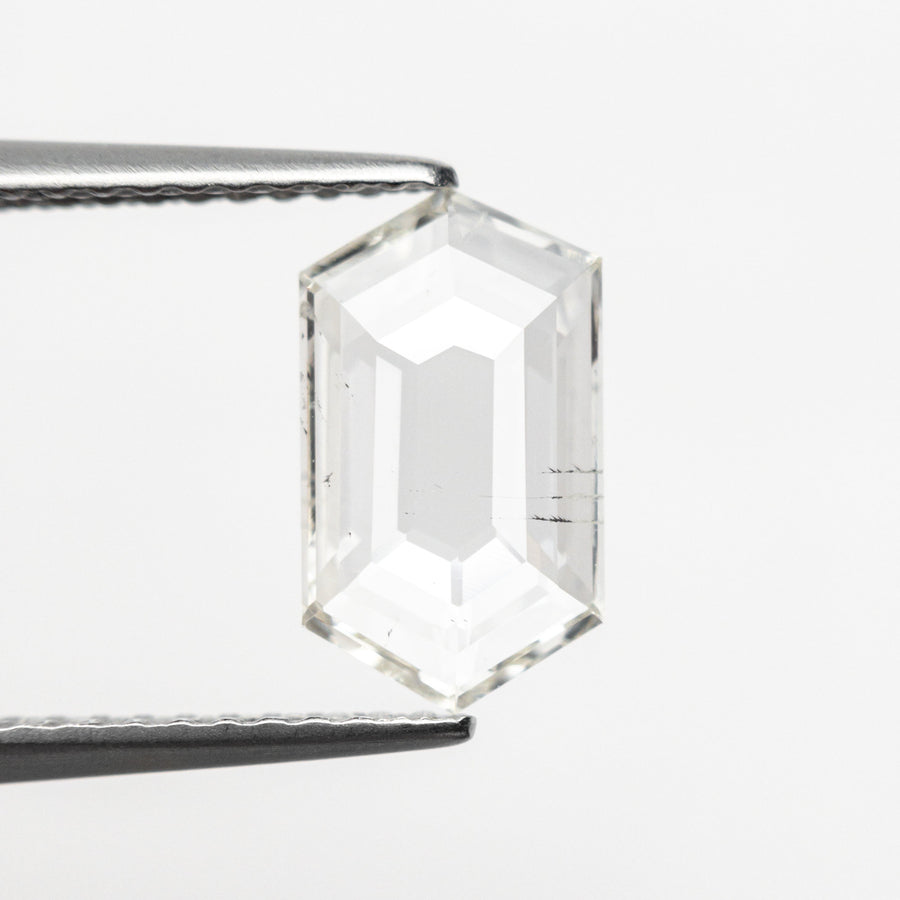 The 0.97ct 10.48x6.04x1.50mm I1 J Hexagon Rosecut 25133-01 by East London jeweller Rachel Boston | Discover our collections of unique and timeless engagement rings, wedding rings, and modern fine jewellery. - Rachel Boston Jewellery