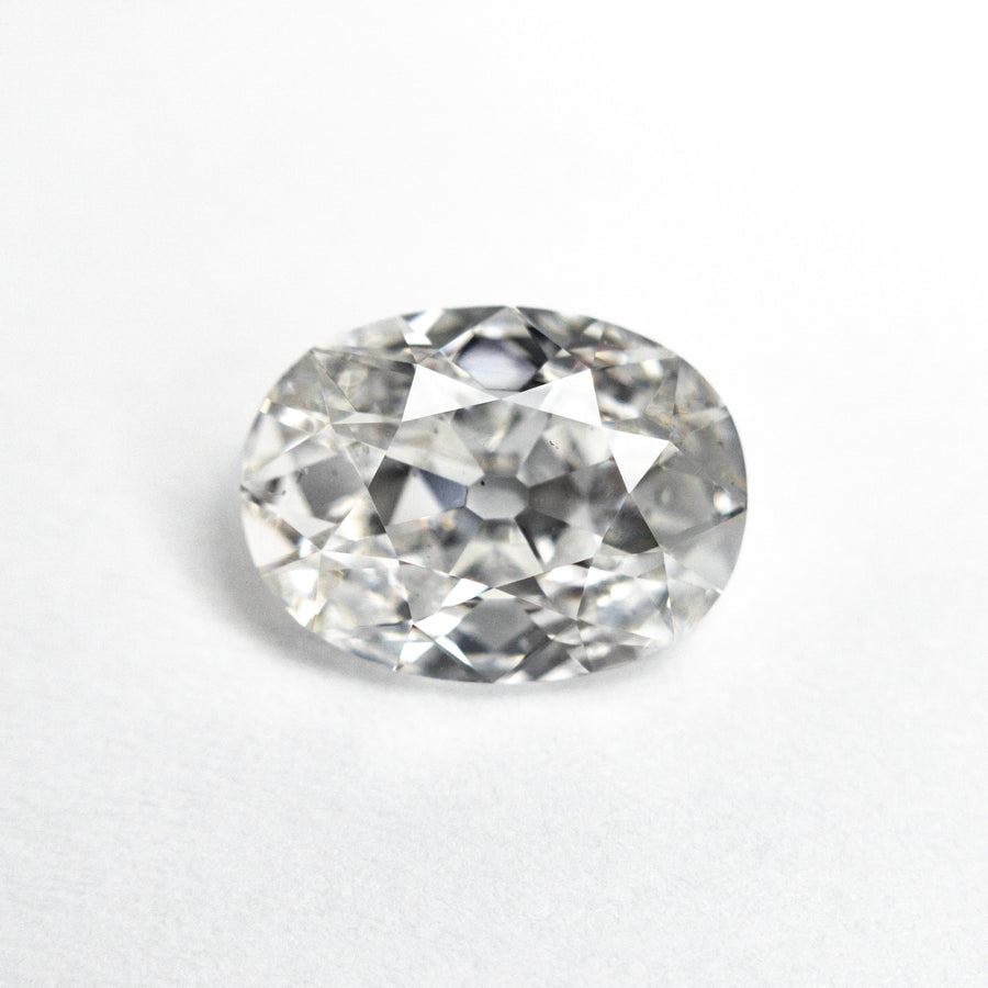 The 2.01ct 9.42x7.04x3.90mm GIA SI1 E Modern Antique Oval Brilliant 25159-01 by East London jeweller Rachel Boston | Discover our collections of unique and timeless engagement rings, wedding rings, and modern fine jewellery. - Rachel Boston Jewellery