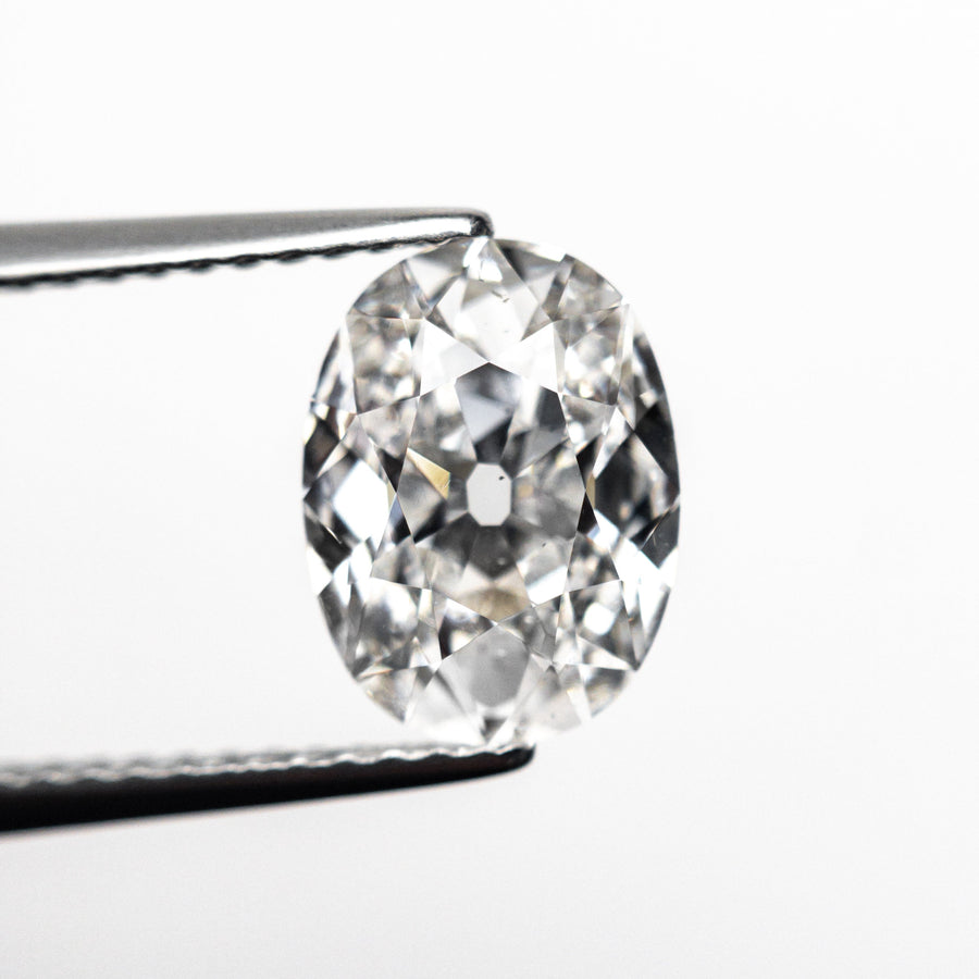The 2.01ct 9.42x7.04x3.90mm GIA SI1 E Modern Antique Oval Brilliant 25159-01 by East London jeweller Rachel Boston | Discover our collections of unique and timeless engagement rings, wedding rings, and modern fine jewellery. - Rachel Boston Jewellery