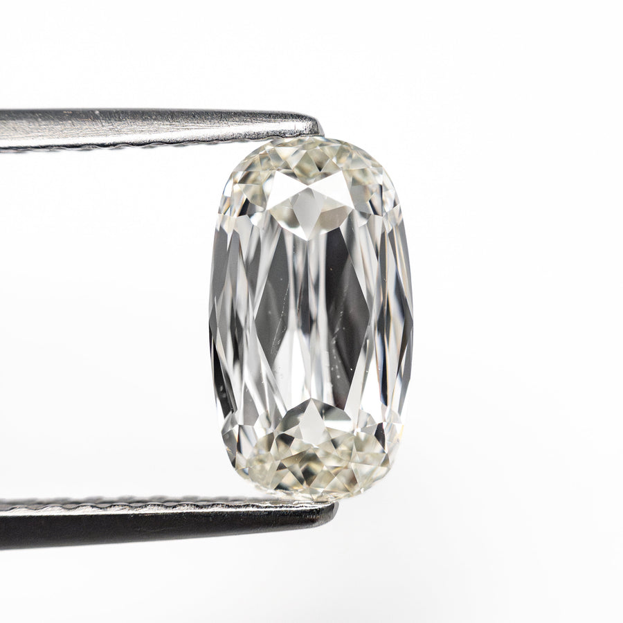 The 1.71ct 9.47x5.32x3.57mm GIA SI1 J Cushion Brilliant 25165-01 by East London jeweller Rachel Boston | Discover our collections of unique and timeless engagement rings, wedding rings, and modern fine jewellery. - Rachel Boston Jewellery