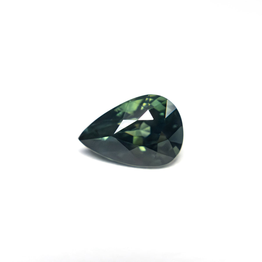 The 1.00ct 7.10x4.56x4.06mm Pear Brilliant Sapphire 25366-01 by East London jeweller Rachel Boston | Discover our collections of unique and timeless engagement rings, wedding rings, and modern fine jewellery. - Rachel Boston Jewellery