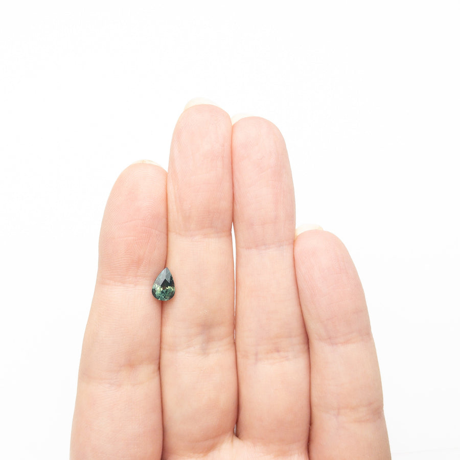 The 1.00ct 7.10x4.56x4.06mm Pear Brilliant Sapphire 25366-01 by East London jeweller Rachel Boston | Discover our collections of unique and timeless engagement rings, wedding rings, and modern fine jewellery. - Rachel Boston Jewellery