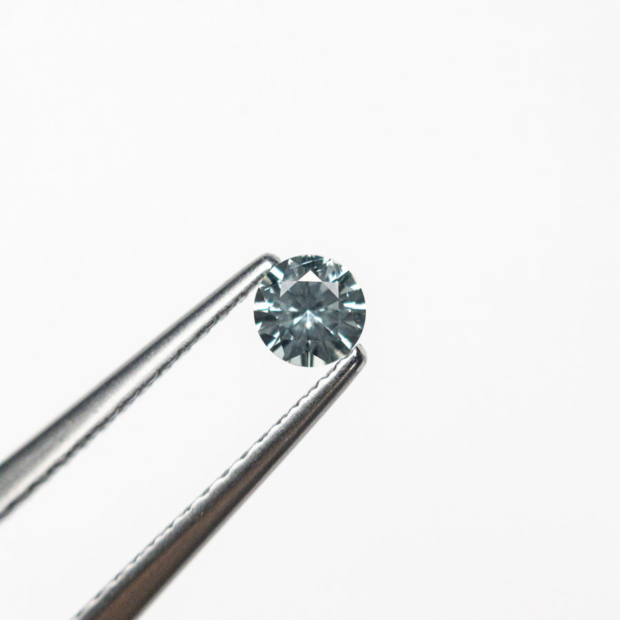 The 0.19ct 3.56x3.55x2.17mm Round Brilliant Sapphire 25440-01 by East London jeweller Rachel Boston | Discover our collections of unique and timeless engagement rings, wedding rings, and modern fine jewellery. - Rachel Boston Jewellery