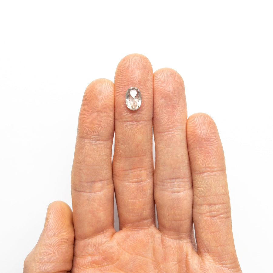 The 2.63ct 9.73x6.86x4.50mm Oval Double Cut 25450-06 by East London jeweller Rachel Boston | Discover our collections of unique and timeless engagement rings, wedding rings, and modern fine jewellery. - Rachel Boston Jewellery