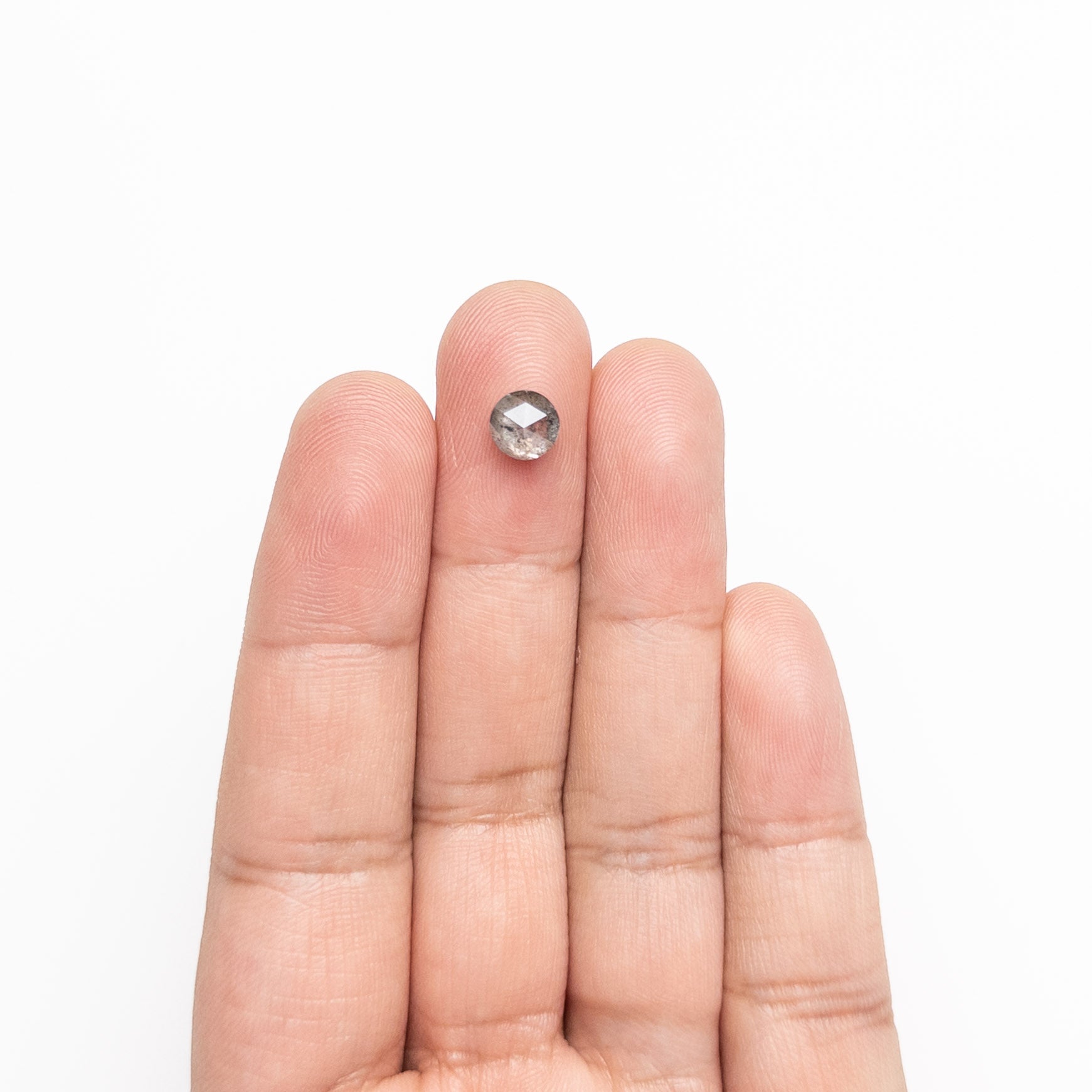 The 1.37ct 6.57x6.54x3.59mm Round Rosecut 25453-25 by East London jeweller Rachel Boston | Discover our collections of unique and timeless engagement rings, wedding rings, and modern fine jewellery.