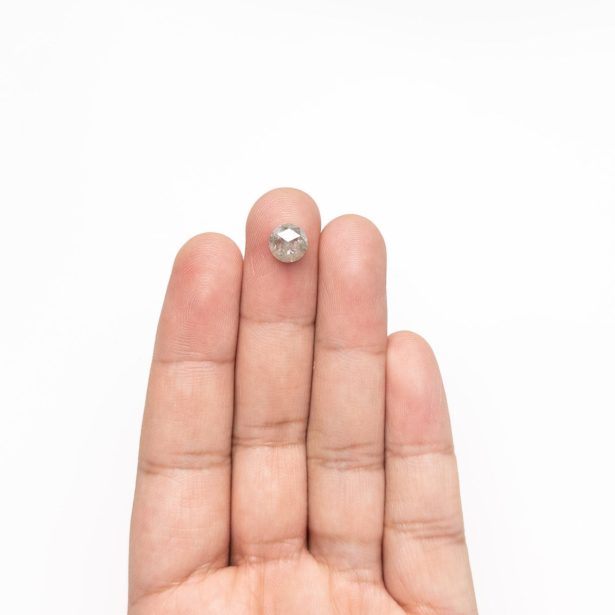 The 1.74ct 7.57x7.53x3.48mm Round Rosecut 25453-27 by East London jeweller Rachel Boston | Discover our collections of unique and timeless engagement rings, wedding rings, and modern fine jewellery.
