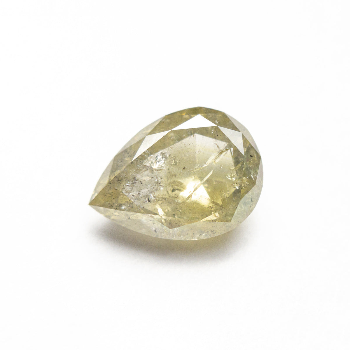 The 2.31ct 9.76x7.19x4.19mm Pear Double Cut 25455-12 by East London jeweller Rachel Boston | Discover our collections of unique and timeless engagement rings, wedding rings, and modern fine jewellery.