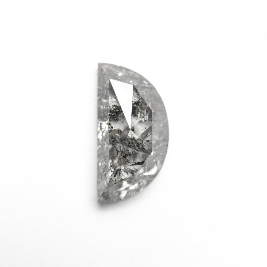 The 1.87ct 10.44x5.37x3.55mm Half Moon Rosecut 25456-01 by East London jeweller Rachel Boston | Discover our collections of unique and timeless engagement rings, wedding rings, and modern fine jewellery. - Rachel Boston Jewellery