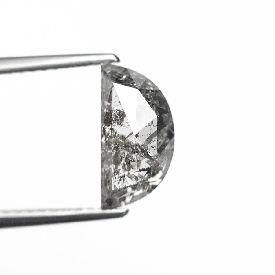 The 1.87ct 10.44x5.37x3.55mm Half Moon Rosecut 25456-01 by East London jeweller Rachel Boston | Discover our collections of unique and timeless engagement rings, wedding rings, and modern fine jewellery. - Rachel Boston Jewellery