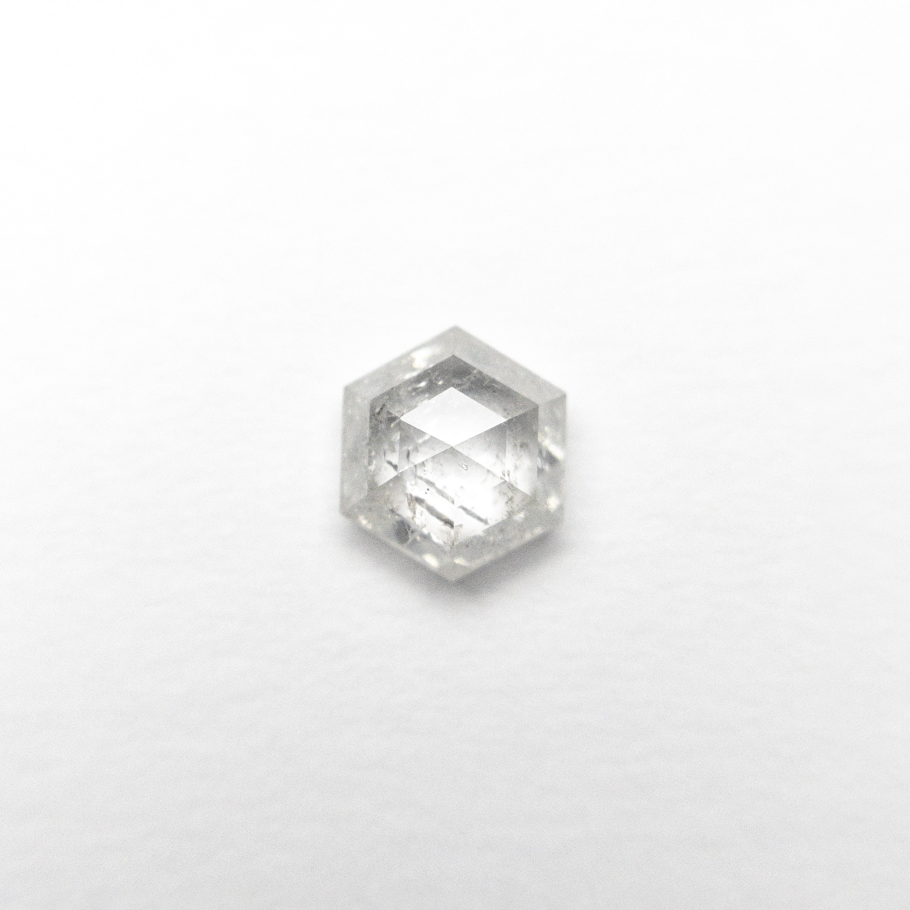 The 0.57ct 5.52x4.75x2.58mm Hexagon Rosecut 25457-17 by East London jeweller Rachel Boston | Discover our collections of unique and timeless engagement rings, wedding rings, and modern fine jewellery.