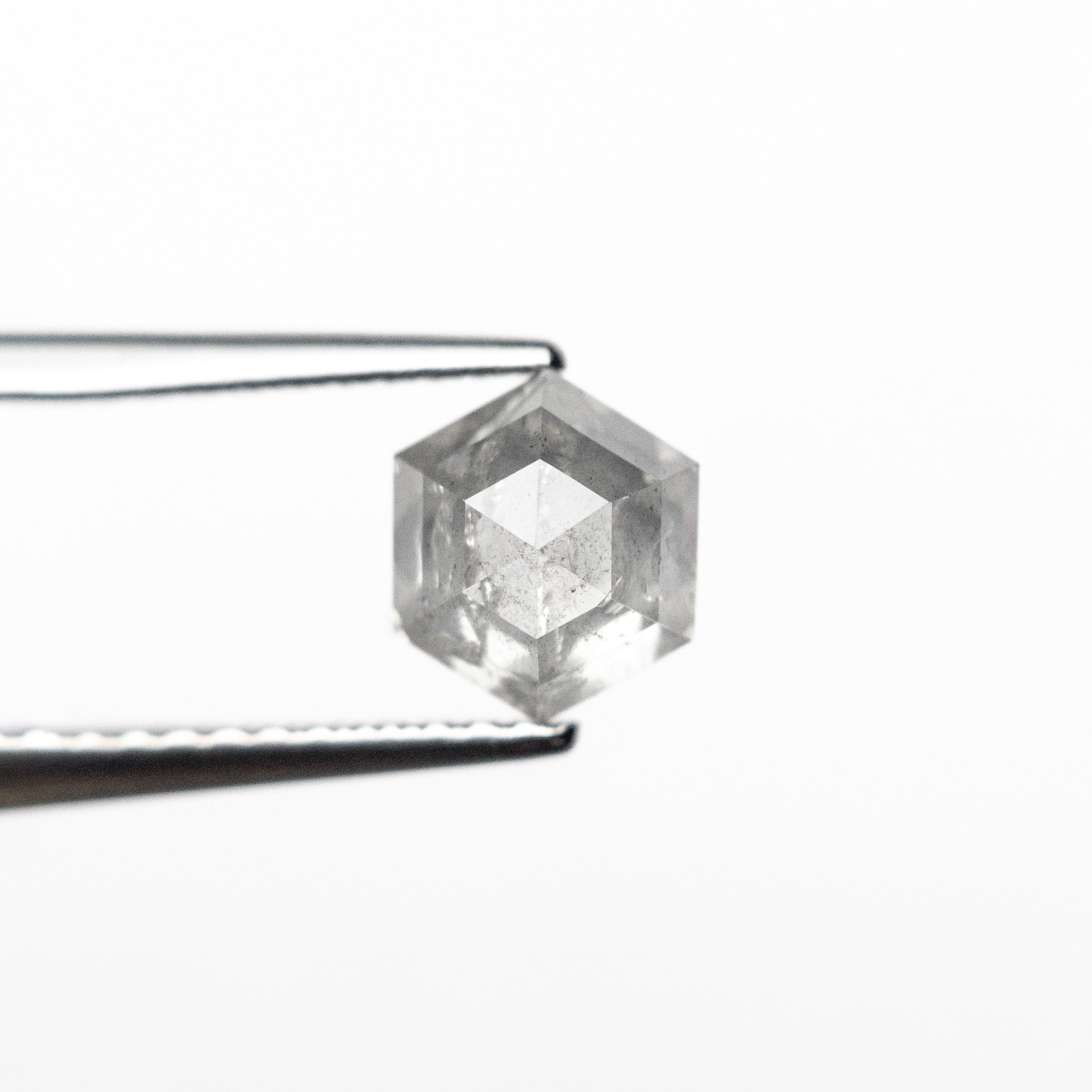 The 1.08ct 6.46x5.60x3.76mm Hexagon Rosecut 25457-32 by East London jeweller Rachel Boston | Discover our collections of unique and timeless engagement rings, wedding rings, and modern fine jewellery.