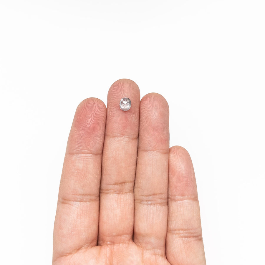 The 0.86ct 5.94x5.18x3.20mm Cushion Double Cut 25458-22 by East London jeweller Rachel Boston | Discover our collections of unique and timeless engagement rings, wedding rings, and modern fine jewellery. - Rachel Boston Jewellery