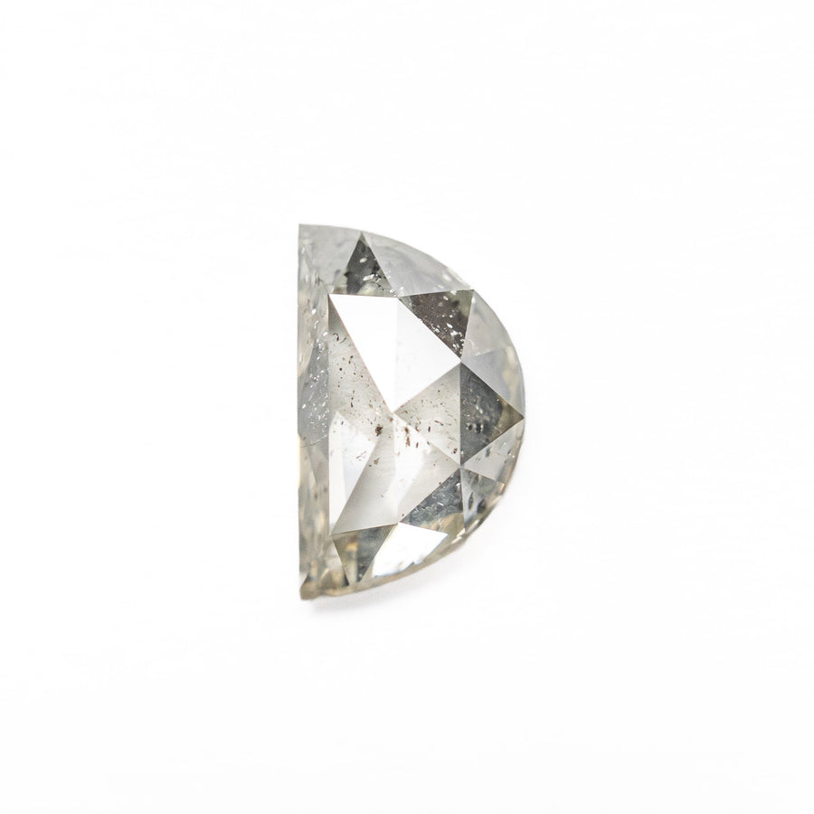 The 0.91ct 7.91x4.75x2.79mm Half Moon Rosecut 25458-24 by East London jeweller Rachel Boston | Discover our collections of unique and timeless engagement rings, wedding rings, and modern fine jewellery. - Rachel Boston Jewellery