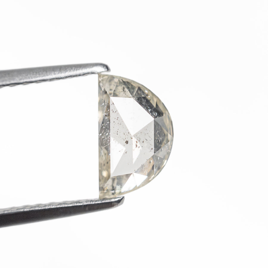 The 0.91ct 7.91x4.75x2.79mm Half Moon Rosecut 25458-24 by East London jeweller Rachel Boston | Discover our collections of unique and timeless engagement rings, wedding rings, and modern fine jewellery. - Rachel Boston Jewellery