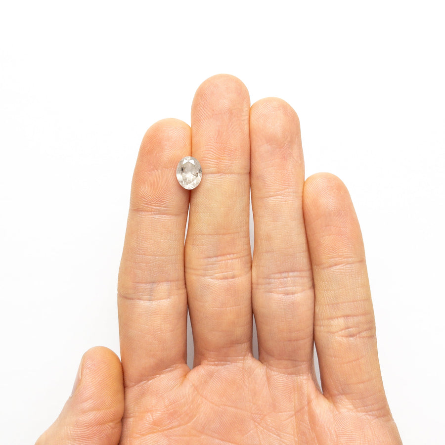 The 2.00ct 9.00x7.09x4.57mm Oval Brilliant 25465-05 by East London jeweller Rachel Boston | Discover our collections of unique and timeless engagement rings, wedding rings, and modern fine jewellery. - Rachel Boston Jewellery