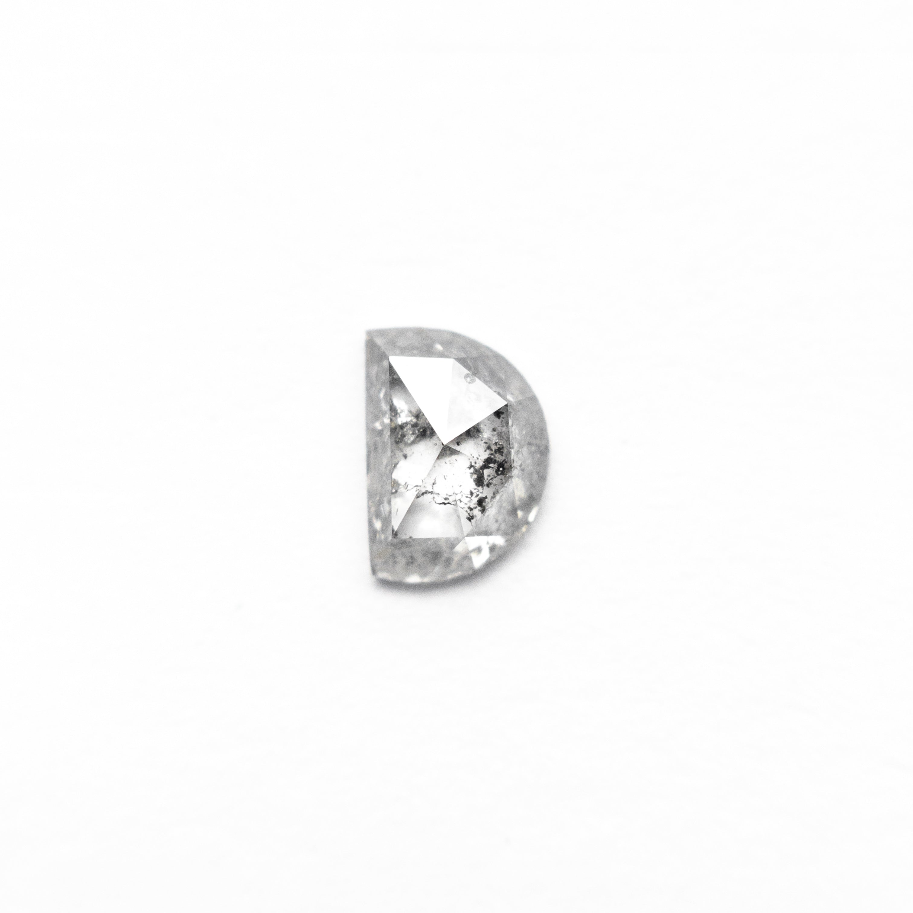 The 0.40ct 5.34x3.81x2.03mm Half Moon Rosecut 25495-11 by East London jeweller Rachel Boston | Discover our collections of unique and timeless engagement rings, wedding rings, and modern fine jewellery.