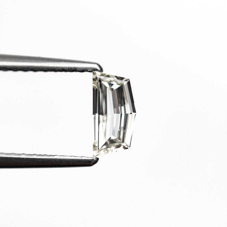 The 0.63cttw 2pc 6.75x3.40x1.50mm 6.62x3.33x1.57mm VVS H-I Epaulette Step Cut Matching Pair 25519-01 by East London jeweller Rachel Boston | Discover our collections of unique and timeless engagement rings, wedding rings, and modern fine jewellery. - Rachel Boston Jewellery