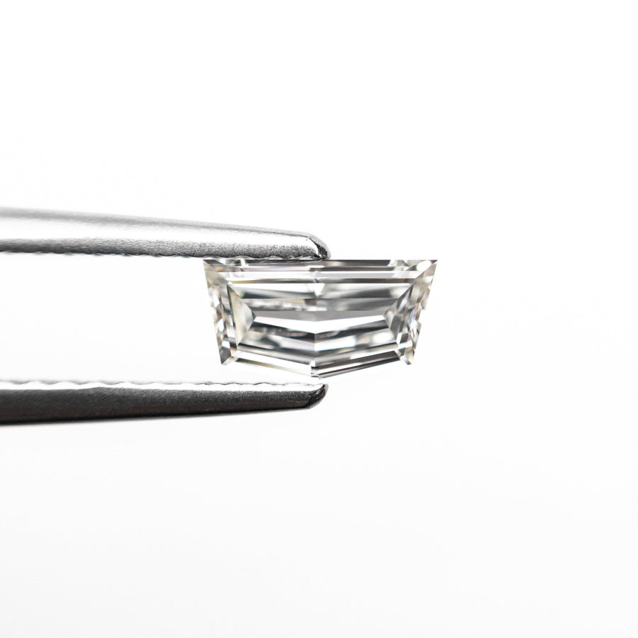 The 0.85cttw 2pc 6.59x3.49x1.90mm 6.56x3.40x2.00mm VVS2/VS1 H-J Epaulette Step Cut Matching Pair 25523-01 by East London jeweller Rachel Boston | Discover our collections of unique and timeless engagement rings, wedding rings, and modern fine jewellery. - Rachel Boston Jewellery