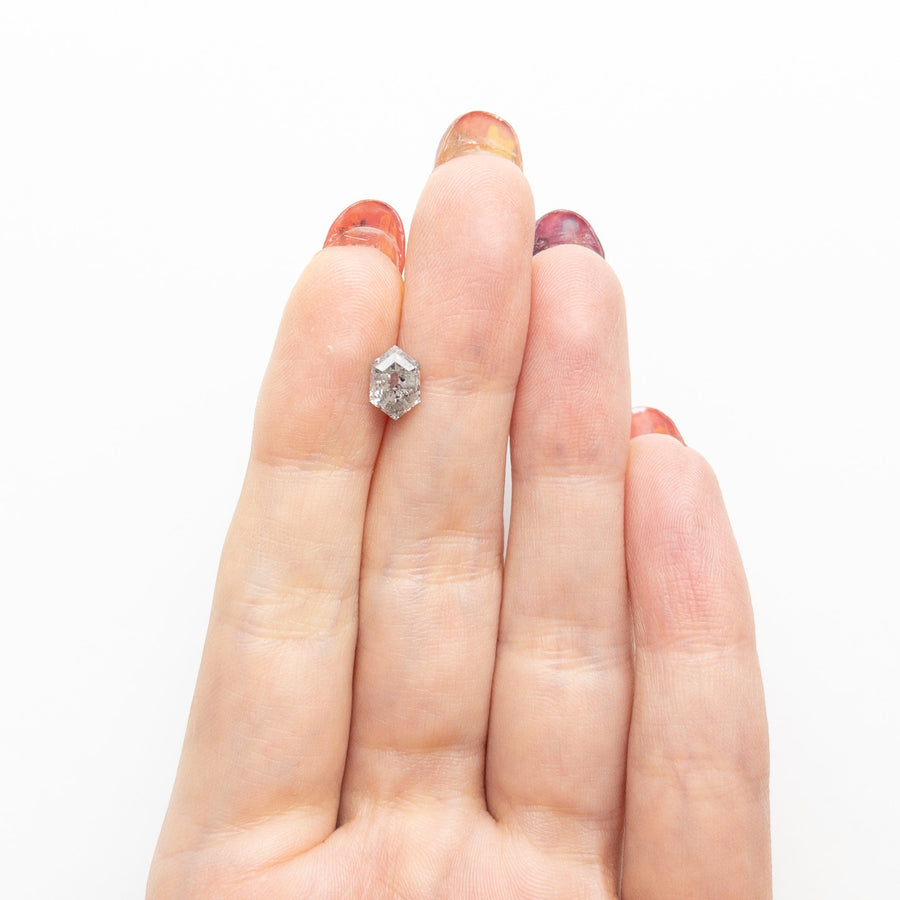 The 1.26ct 7.85x5.25x3.91mm Hexagon Step Cut 🇨🇦 25601-01 by East London jeweller Rachel Boston | Discover our collections of unique and timeless engagement rings, wedding rings, and modern fine jewellery. - Rachel Boston Jewellery