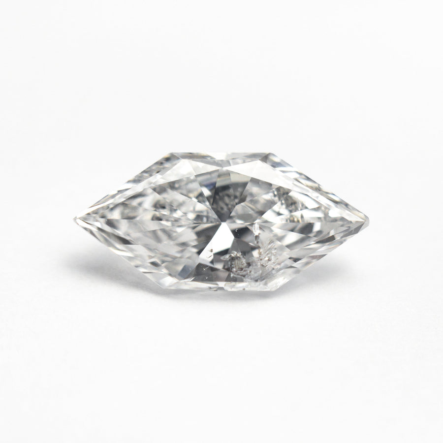 The 1.58ct 12.14x5.73x3.76mm IGI I1 D Hexagon Brilliant 25747-01 by East London jeweller Rachel Boston | Discover our collections of unique and timeless engagement rings, wedding rings, and modern fine jewellery. - Rachel Boston Jewellery