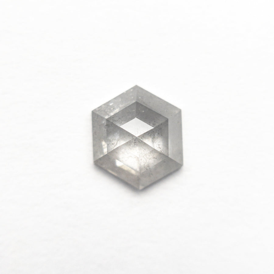 The 0.99ct 7.05x6.35x2.85mm Hexagon Rosecut 25753-01 by East London jeweller Rachel Boston | Discover our collections of unique and timeless engagement rings, wedding rings, and modern fine jewellery. - Rachel Boston Jewellery