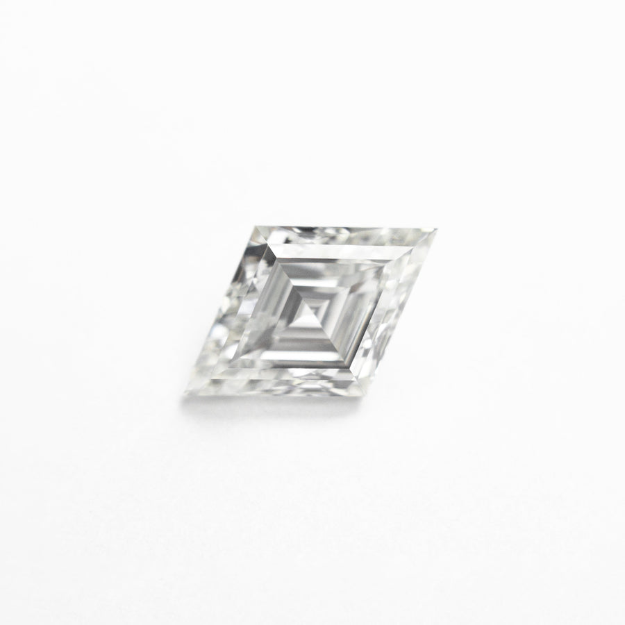 The 1.12ct 9.41x6.30x3.89mm GIA VS1 I Lozenge Step Cut 25802-02 by East London jeweller Rachel Boston | Discover our collections of unique and timeless engagement rings, wedding rings, and modern fine jewellery. - Rachel Boston Jewellery