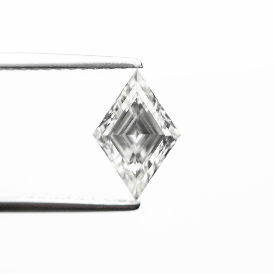 The 1.12ct 9.41x6.30x3.89mm GIA VS1 I Lozenge Step Cut 25802-02 by East London jeweller Rachel Boston | Discover our collections of unique and timeless engagement rings, wedding rings, and modern fine jewellery. - Rachel Boston Jewellery