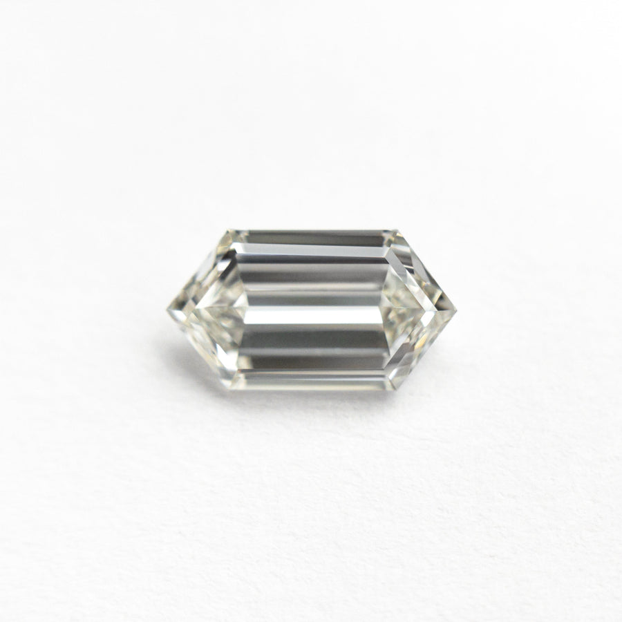 The 1.00ct 8.65x4.79x2.77mm GIA VS1 I Hexagon Step Cut 25803-08 by East London jeweller Rachel Boston | Discover our collections of unique and timeless engagement rings, wedding rings, and modern fine jewellery. - Rachel Boston Jewellery
