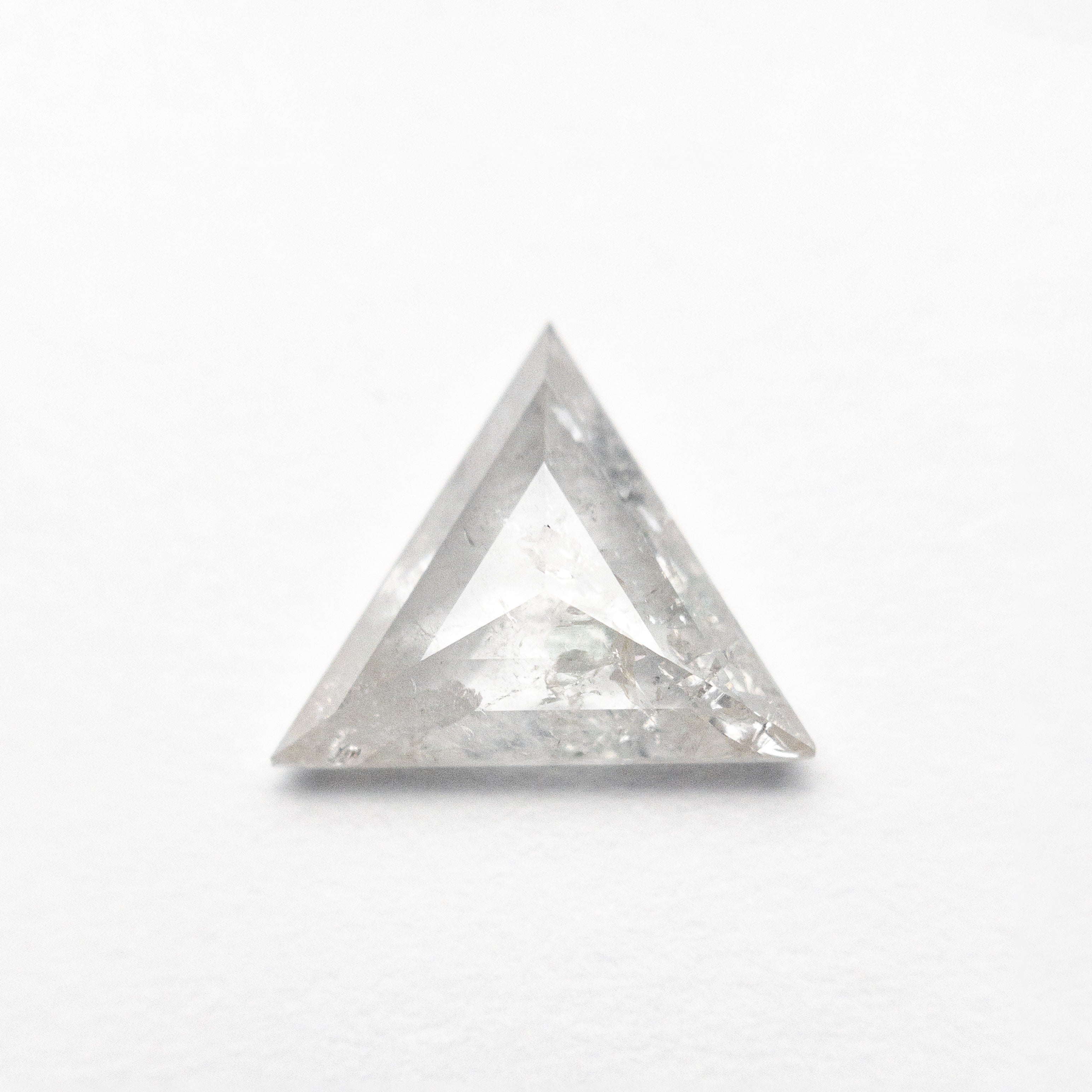 The 1.23ct 8.49x9.22x2.74mm Triangle Rosecut 25807-31 by East London jeweller Rachel Boston | Discover our collections of unique and timeless engagement rings, wedding rings, and modern fine jewellery.