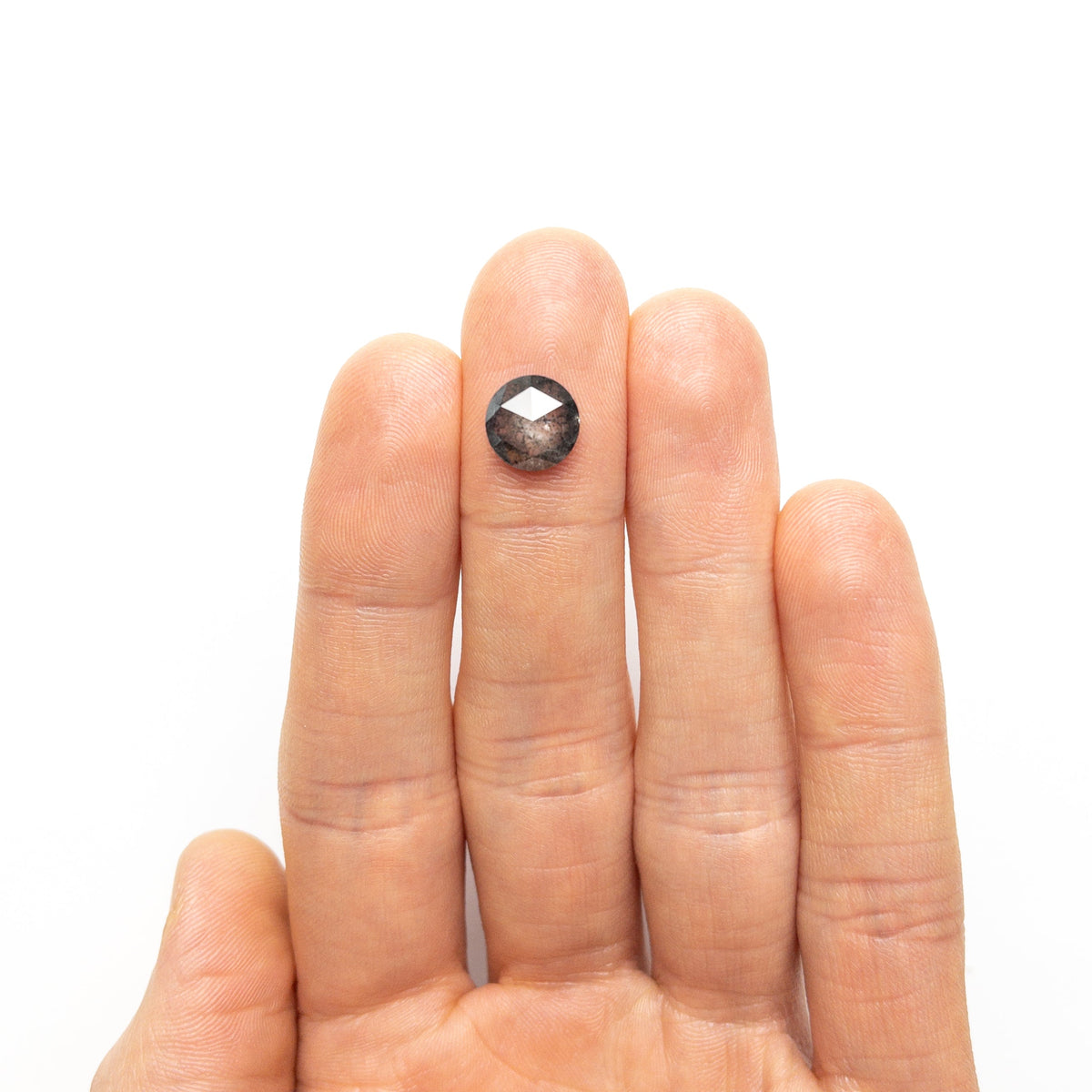 The 2.80ct 9.32x9.22x3.85mm Round Rosecut 25809-01 by East London jeweller Rachel Boston | Discover our collections of unique and timeless engagement rings, wedding rings, and modern fine jewellery.