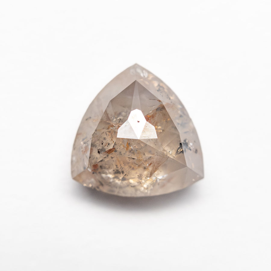 The 2.76ct 8.37x8.36x4.77mm Trillion Double Cut 25822-06 by East London jeweller Rachel Boston | Discover our collections of unique and timeless engagement rings, wedding rings, and modern fine jewellery. - Rachel Boston Jewellery