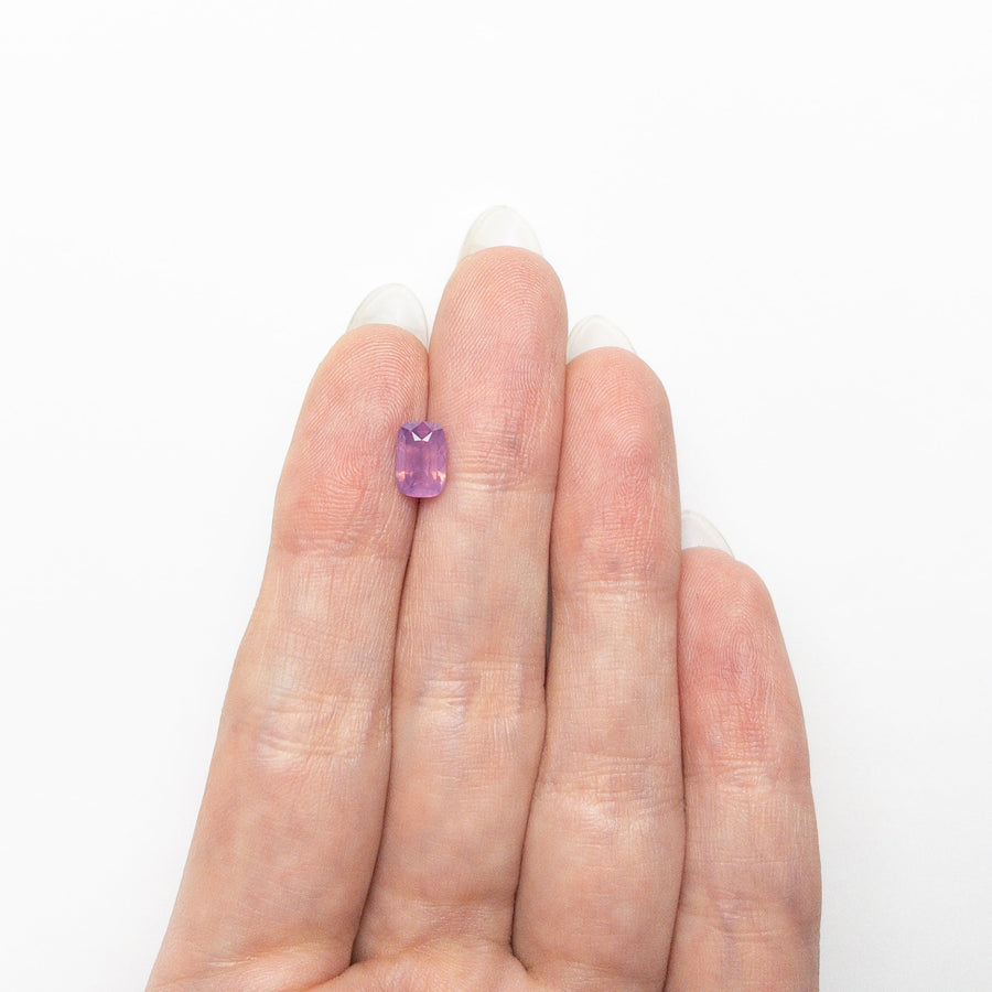 The 1.52ct 7.36x4.89x4.06mm Cushion Brilliant Sapphire 25839-01 by East London jeweller Rachel Boston | Discover our collections of unique and timeless engagement rings, wedding rings, and modern fine jewellery. - Rachel Boston Jewellery