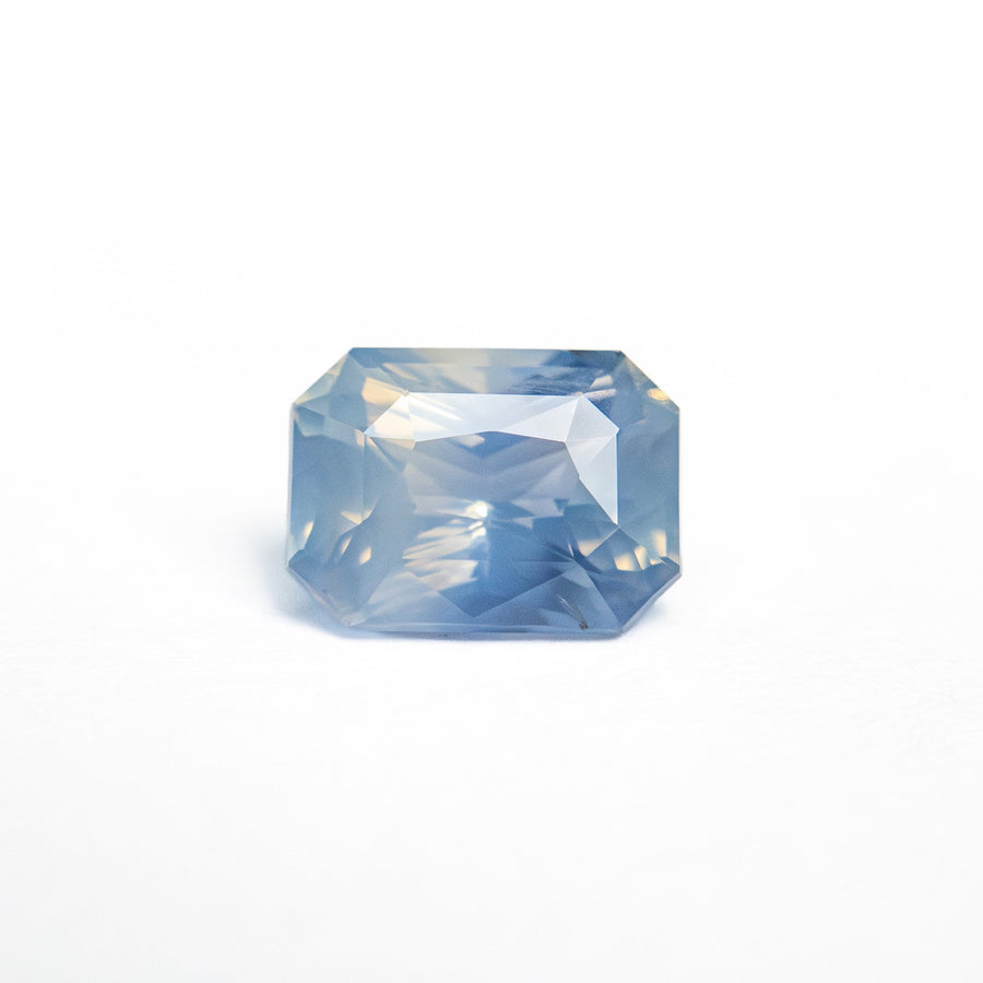 The 1.16ct 6.71x4.89x3.75mm Cut Corner Rectangle Brilliant Sapphire 25859-01 by East London jeweller Rachel Boston | Discover our collections of unique and timeless engagement rings, wedding rings, and modern fine jewellery. - Rachel Boston Jewellery