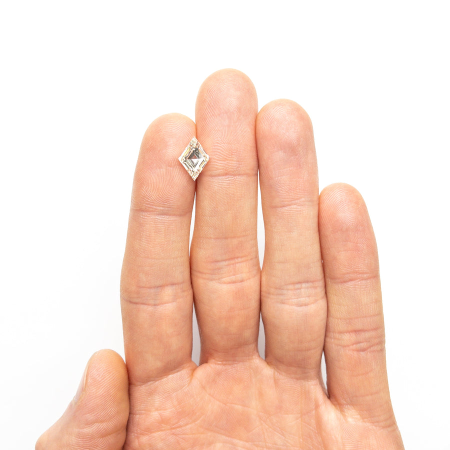 The 2.12ct 11.62x8.29x4.22mm GIA SI2 N Lozenge Step Cut 25913-01 by East London jeweller Rachel Boston | Discover our collections of unique and timeless engagement rings, wedding rings, and modern fine jewellery. - Rachel Boston Jewellery