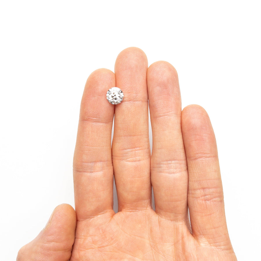 The 2.21ct 8.22x8.20x5.25mm GIA SI1 H Antique Old European Cut 25917-01 by East London jeweller Rachel Boston | Discover our collections of unique and timeless engagement rings, wedding rings, and modern fine jewellery. - Rachel Boston Jewellery