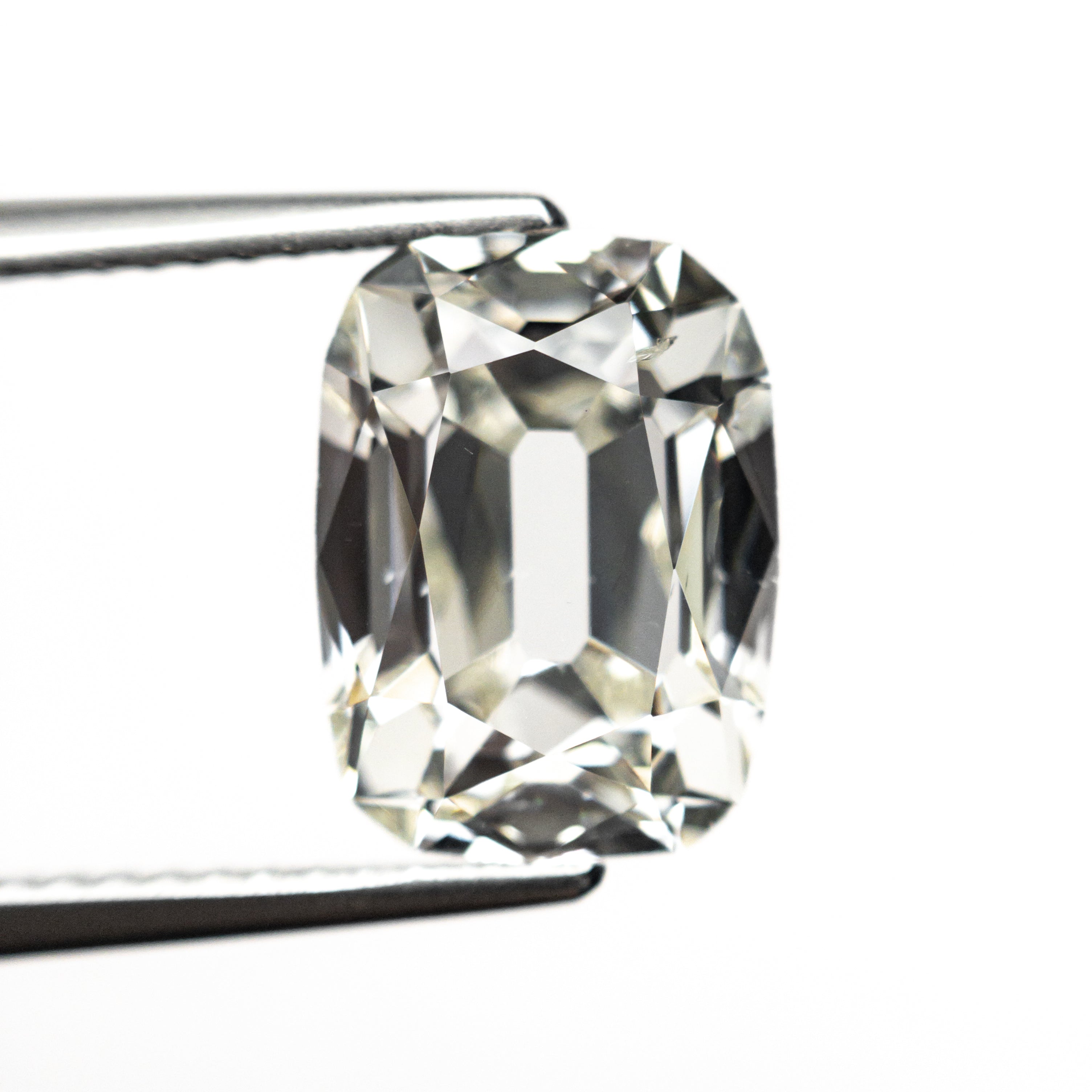 The 3.54ct 10.82x8.03x4.92mm GIA SI2 K Antique Old Mine Cut 25920-01 by East London jeweller Rachel Boston | Discover our collections of unique and timeless engagement rings, wedding rings, and modern fine jewellery.