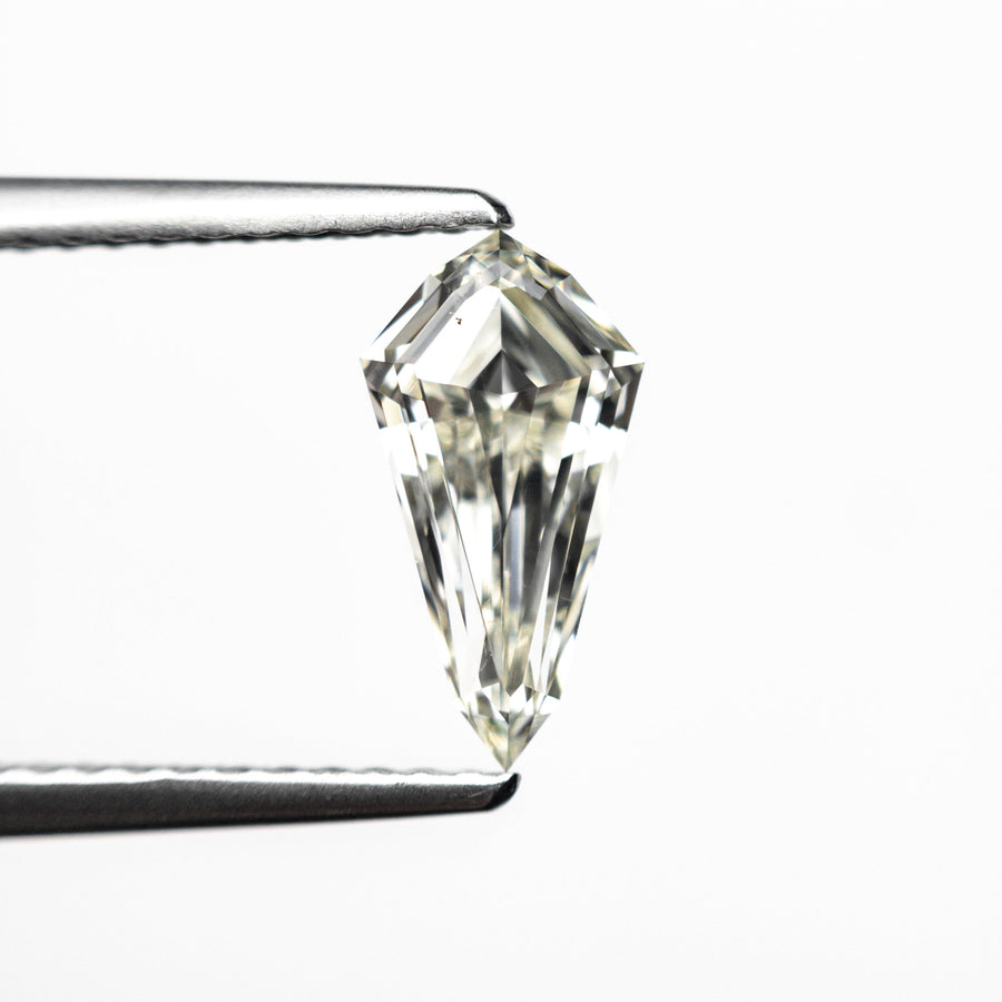 The 0.91ct 9.95x5.23x2.88mm SI1 K Shield Step Cut 25955-01 by East London jeweller Rachel Boston | Discover our collections of unique and timeless engagement rings, wedding rings, and modern fine jewellery. - Rachel Boston Jewellery