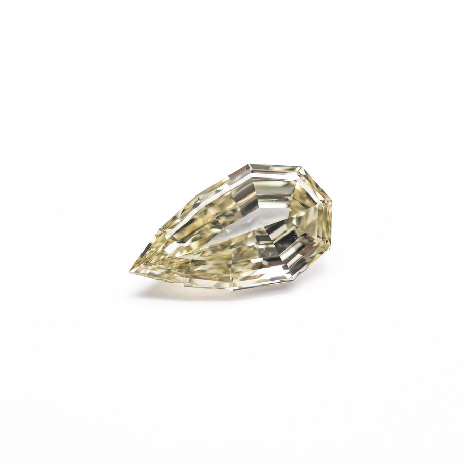 The 0.53ct 7.79x4.55x2.22mm VVS2 C3 Geo Pear Step Cut 🇿🇦 26109-10 by East London jeweller Rachel Boston | Discover our collections of unique and timeless engagement rings, wedding rings, and modern fine jewellery. - Rachel Boston Jewellery