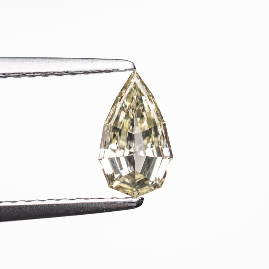 The 0.53ct 7.79x4.55x2.22mm VVS2 C3 Geo Pear Step Cut 🇿🇦 26109-10 by East London jeweller Rachel Boston | Discover our collections of unique and timeless engagement rings, wedding rings, and modern fine jewellery. - Rachel Boston Jewellery