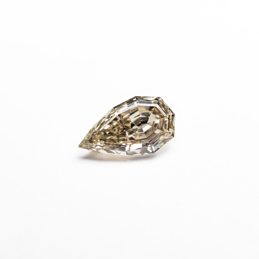 The 0.39ct 6.61x3.88x2.33mm VVS2 C3 Geo Pear Step Cut 🇿🇦 26109-12 by East London jeweller Rachel Boston | Discover our collections of unique and timeless engagement rings, wedding rings, and modern fine jewellery. - Rachel Boston Jewellery