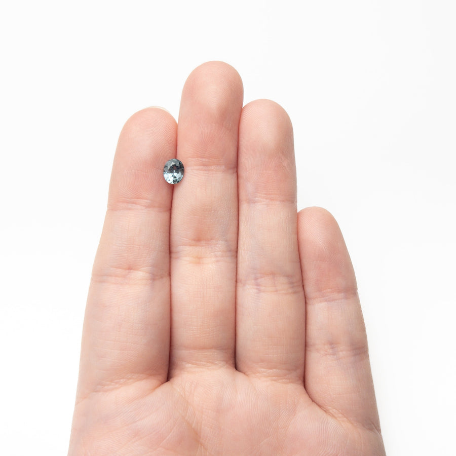 The 0.80ct 6.02x4.98x3.24mm Oval Brilliant Sapphire 26158-02 by East London jeweller Rachel Boston | Discover our collections of unique and timeless engagement rings, wedding rings, and modern fine jewellery. - Rachel Boston Jewellery