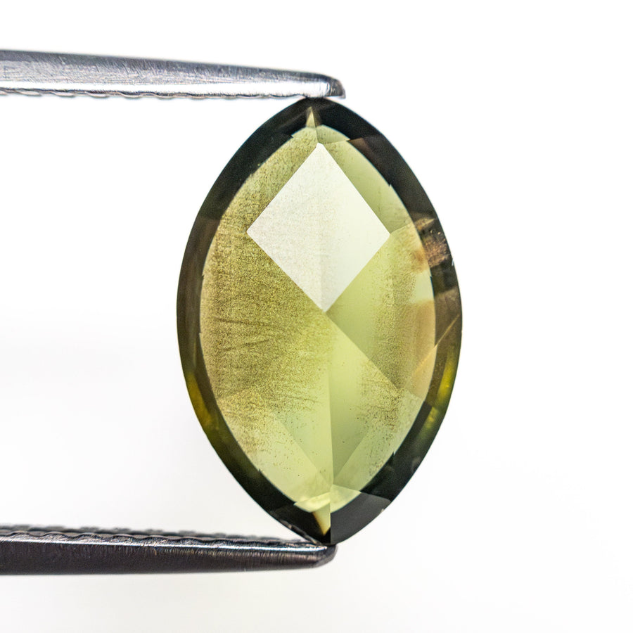The 1.98ct 11.67x7.47x2.50mm Marquise Rosecut Sapphire 26327-19 by East London jeweller Rachel Boston | Discover our collections of unique and timeless engagement rings, wedding rings, and modern fine jewellery. - Rachel Boston Jewellery