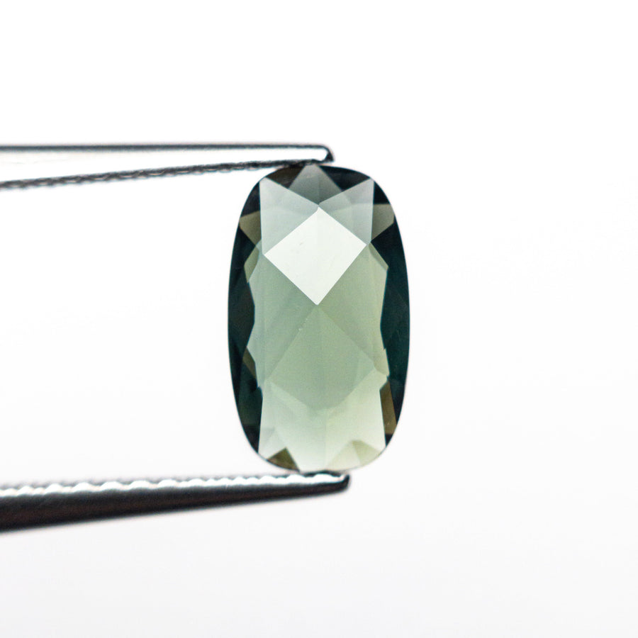 The 1.41ct 9.42x5.62x2.52mm Cushion Rosecut Sapphire 26327-69 by East London jeweller Rachel Boston | Discover our collections of unique and timeless engagement rings, wedding rings, and modern fine jewellery. - Rachel Boston Jewellery