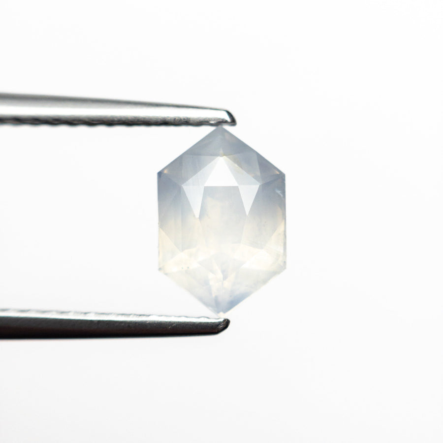 The 1.56ct 8.44x5.57x4.09mm Hexagon Brilliant Sapphire 26377-01 by East London jeweller Rachel Boston | Discover our collections of unique and timeless engagement rings, wedding rings, and modern fine jewellery. - Rachel Boston Jewellery