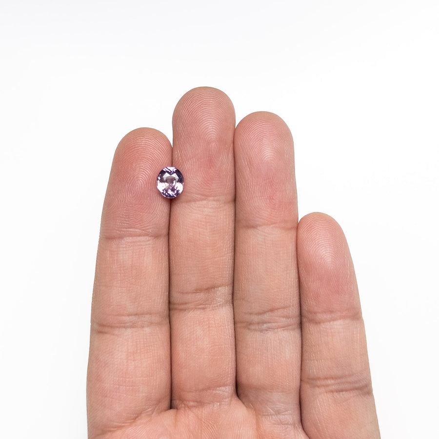 The 1.51ct 7.32x6.41x3.88mm Oval Brilliant Sapphire 26406-01 by East London jeweller Rachel Boston | Discover our collections of unique and timeless engagement rings, wedding rings, and modern fine jewellery. - Rachel Boston Jewellery
